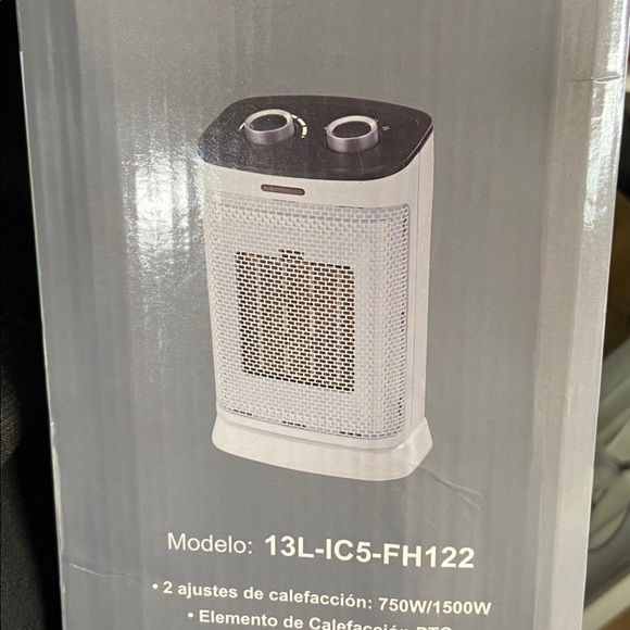 Ceramic Heater 1500W - Picture 3 of 3